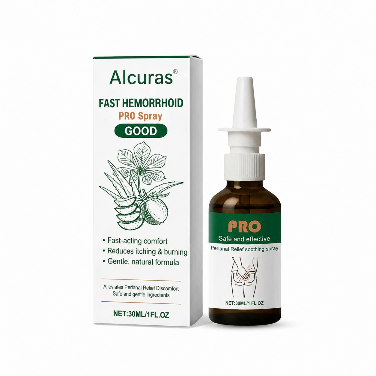 🏅𝙏𝙂𝘼 𝘼𝙥𝙥𝙧𝙤𝙫𝙚𝙙 | Alcuras® Fast Hemorrhoid PRO Spray