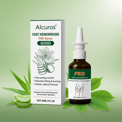 🏅𝙏𝙂𝘼 𝘼𝙥𝙥𝙧𝙤𝙫𝙚𝙙 | Alcuras® Fast Hemorrhoid PRO Spray