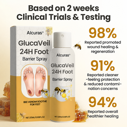 Alcuras® GlucaVeil 24H Foot Barrier Spray